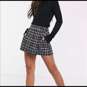 Hollister Plaid Skirt Short